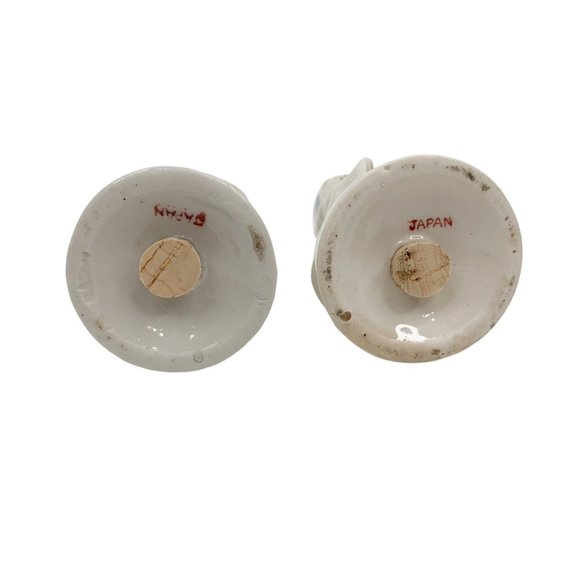 Vtg Salt Pepper Shaker Boy Girl Couple Japan Figurine Cake Topper Anniversary - Picture 15 of 16